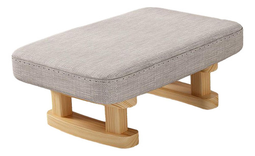 Aplicable A Taburete Acolchado Para Pies, Silla Rectangular