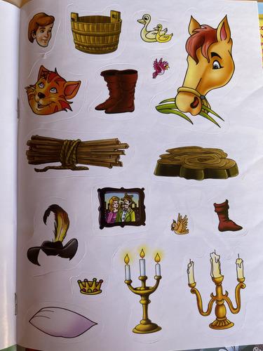El Gato Con Botas Inglés /español Con Stickers