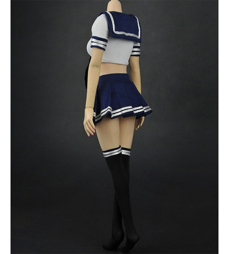 Disfraz De Niña De Anime A Escala 1:6 Para Figura De 12 PuLG