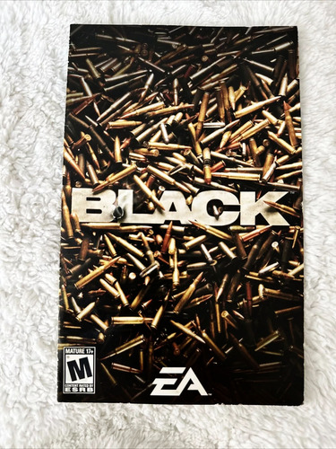 Black Ps2 Estuche Y Manual Calidad Premium
