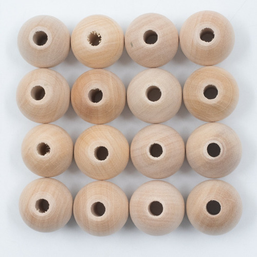 Esferas / Bolitas De Madera De 10mm X 100 U. Manualidades