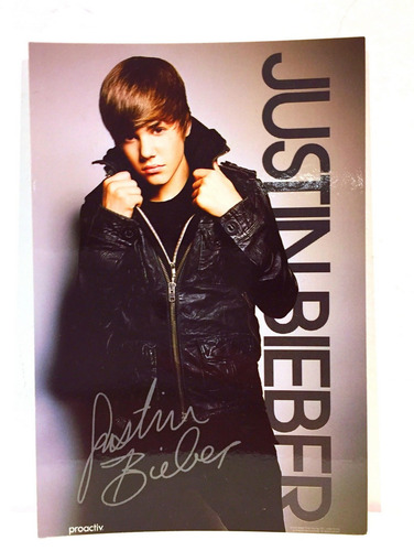 Postal Musical De Justin Bieber (modelo 3)