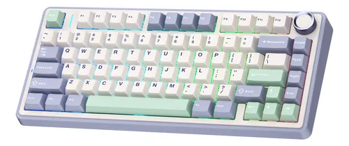 Teclado Mecánico Inalámbrico Aula F75 75% Gaming Premium Rgb