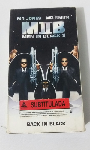 Película Vhs Hombres De Negro 2 (mib 2)