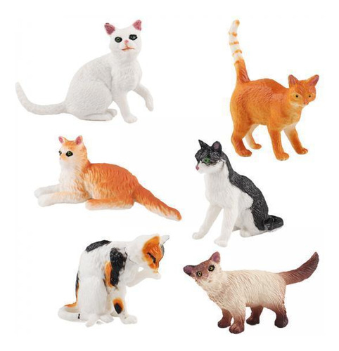 2 Gato De Juguete De Simulación, Modelo Animal, Estilo A