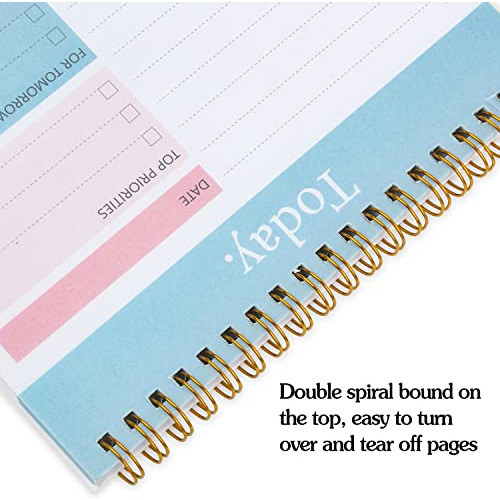 To Do List Notepad - Daily Planner Notepad Undated 52 S...