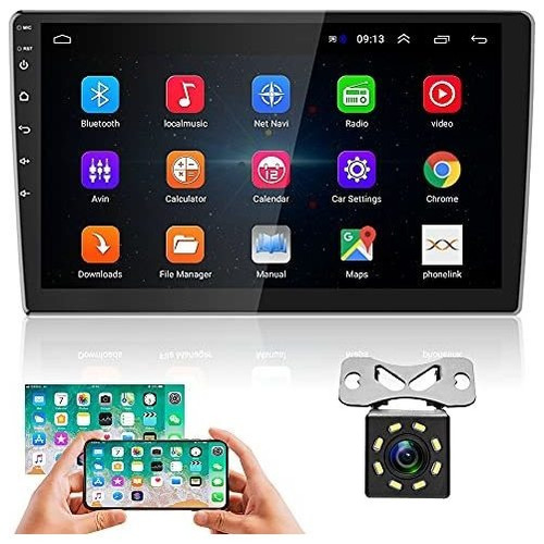 Hikity Android Double Din Car Stereo With Gps Navigation 9 I