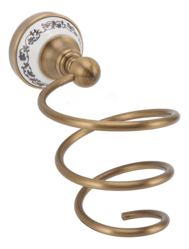 Hairdryer Hanging Rack Brass Hair Dryer Holder Antique Retro