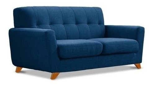 Sofa Sillon Patas Madera Chenille Anti Desgarro 1.60 Premiun