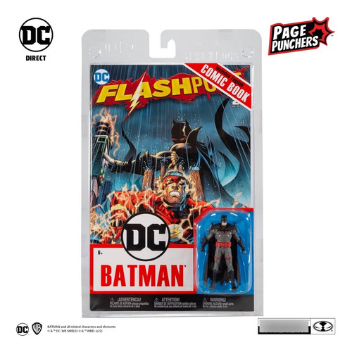 Dc Comic Book Flashpoint Ingles Y Figura De Batman Original