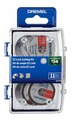 Kit Discos Corte (11pcs) Ez Lock Dremel Ez728