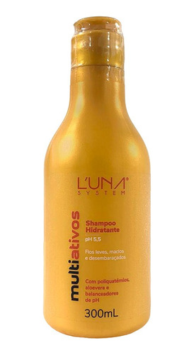 Shampoo Hidratante Multiativos Luna System 300ml