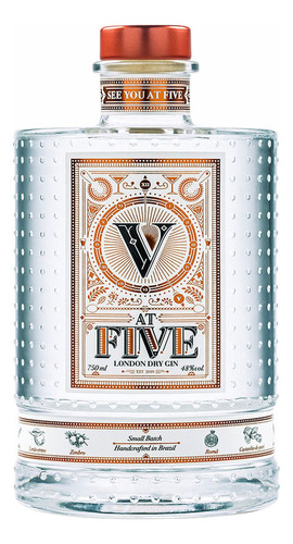  Gin At Five London Dry 750ml