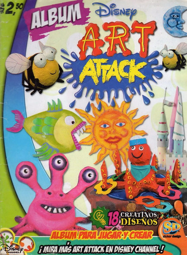 Album De Figuritas Incompleto * Art Attack * 2007