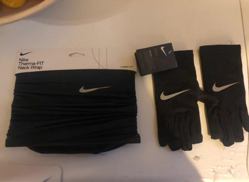 Combo Guantes Nike Térmico + Cuello Nike Térmico