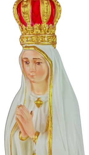 Imagem 8 de 8 de Imagem De Nossa Senhora De Fátima 41cm