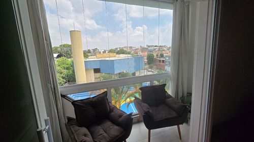 Apartamento Com Móveis Planejados, Sacada Com Vidro Articulado, Vaga De Garagem Coberta, 3 Quartos, Lavanderia Grande, Cozinha Planejada, Piso Eucatex Madeira E Elétrica Nova