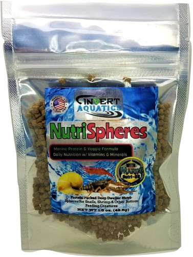 Invertir Aquatics Nutrispheres - Dieta Que Se Hunde Para Car