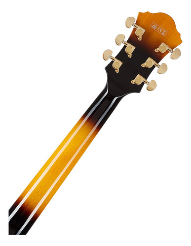 Guitarra semiacústica Ibanez AF95fm Ays Antique Yellow Burst