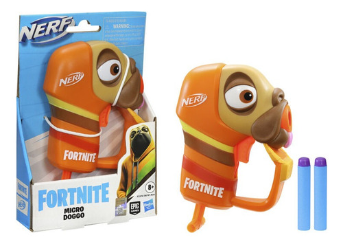 Lanzador Nerf Micro Doggo  Fortnite Dardos  E6741