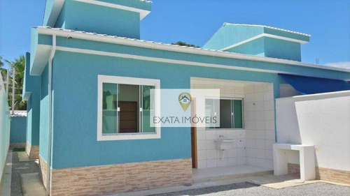 Imagem 3 de 15 de Casa 2 Quartos Em Meio Terreno, Residencial Rio Das Ostras! - Ca1170