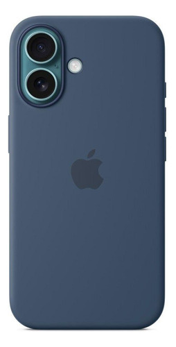 Capa Com Magsafe iPhone 16, Apple, Silicone Denim