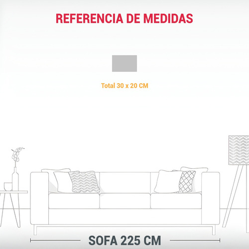 30x20cm Cuadro Composición De Círculos Y Ondas En Tonos Os
