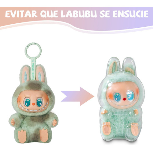 Mt Labubu Cubierta Protectora Acrilico Muñeco Juguetes Ropa