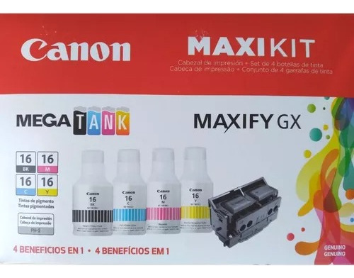 Kit cabezales Canon CH649A tintas GI-16