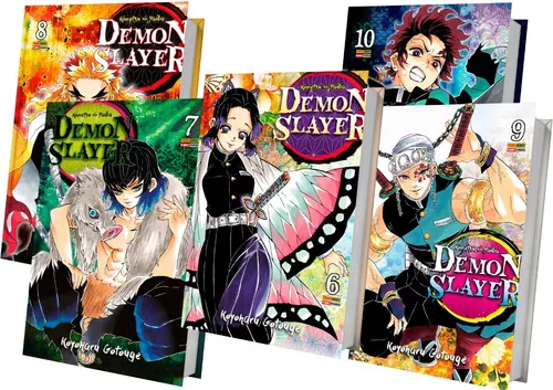 Demon Slayer, Kimetsu No Yaiba, Mangá Volume 6, 7 e 8 - KIT