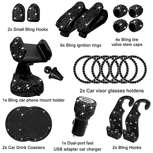 Accesorios Coche Mujeres, Conjunto De Accesorios Coche ...