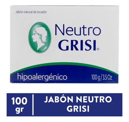 Jabón Neutro Grisi 100 G. (6 Pzs.)