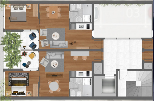 Imagen 14 de 17 de Venta Apto 1 Dormitorio Balcon Garaje Tres Cruces
