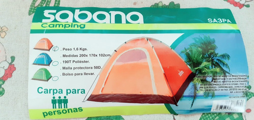 Carpa Para 3 Personas