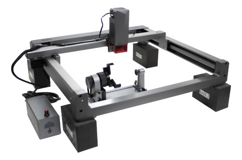 Máquina De Grabado Láser De 20w Soporte Rotativo