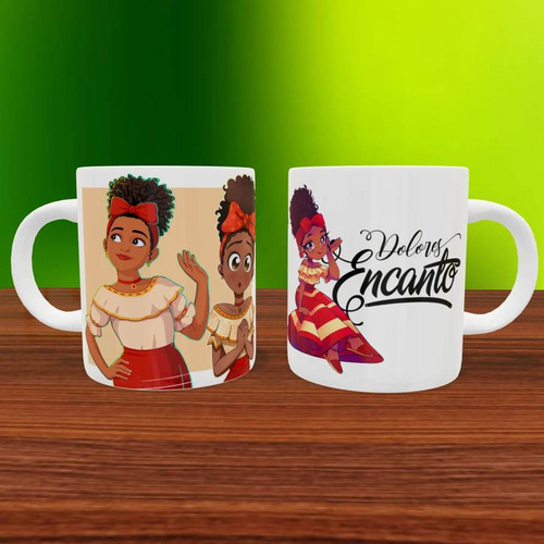 Kit Imprimible Plantillas Tazas Encanto Sublimación M6