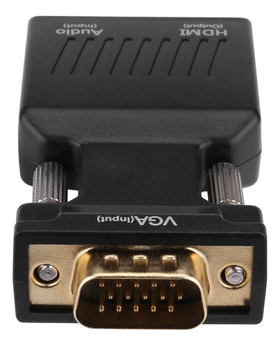 Adaptador L Vga A Hdmi Convertidor De Audio Y Video Vga A Hd