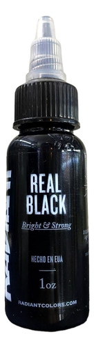 Real Black 1 Onz Radiant Ink Pigmento Para Tatuar