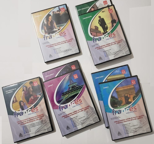 8 Cds Curso Frances Interactivo Idiomas Sin Fronteras
