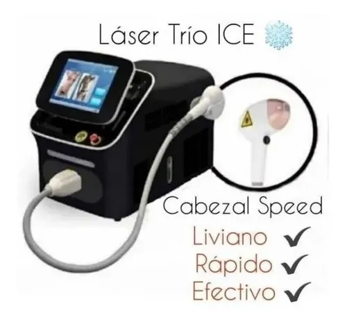 Maquina Depiladora Definitiva Sist. Nuevo Trio Ice Stock Hoy