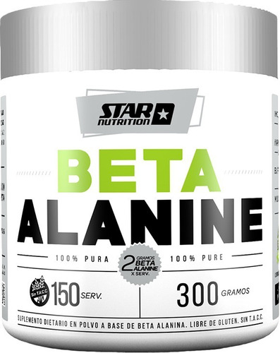 Beta Alanine 100 % Pure X 300 Grs - Star Nutrition