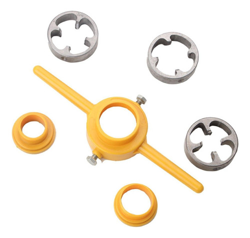 Enhebrador De Tubos Redondos Para Hacer Roscas De Pvc, 6 Uni