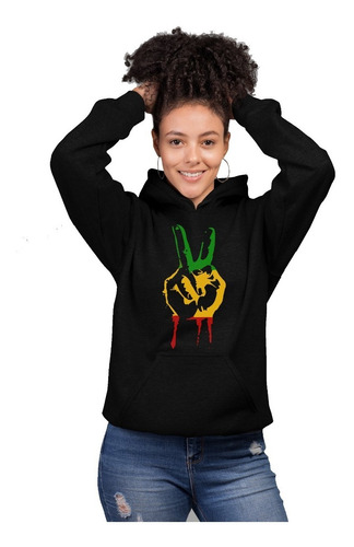 Sudadera Para Dama De Rastafary Diseño Original 