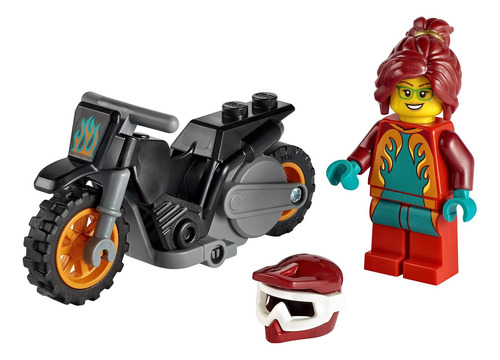 Kit De Construcción De Bicicletas Lego City Fire Stunt, Dive
