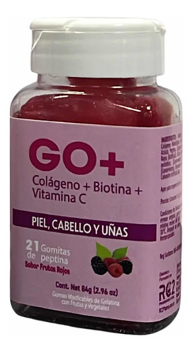 Gomitas Go+ Colágeno + Biotina - g a $476