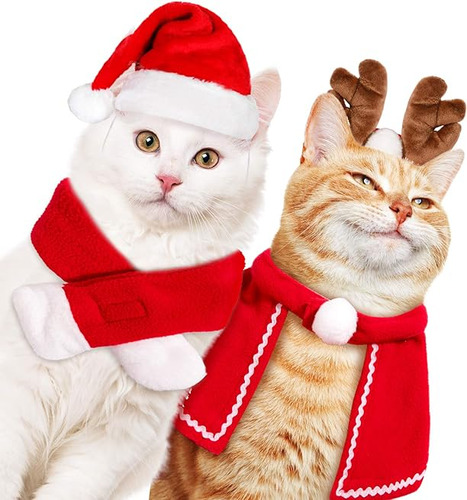 Disfraz Navidad Para Mascotas Diadema Reno Sombrero Christms