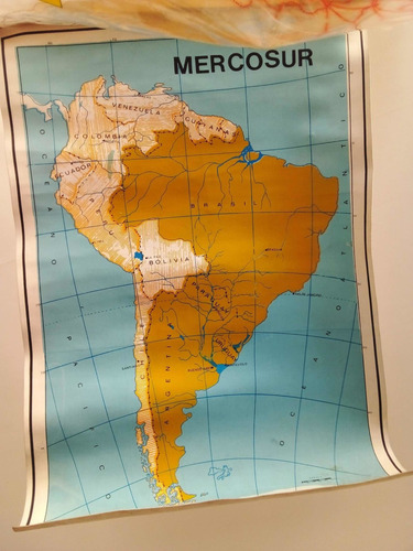 Mapa Mercosur Hidrovia