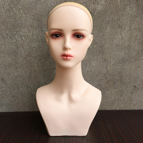 Peluca Femenina Cabeza Maniquí Peluca Modelo De Estilo C