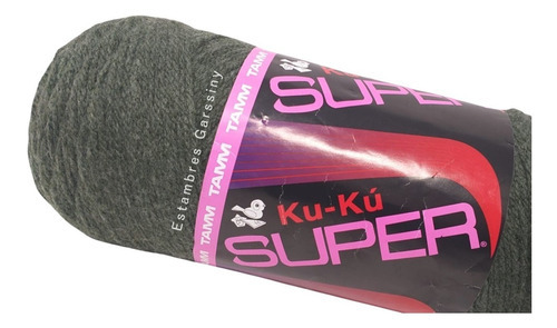Estambre Ku-ku Super Tubo De 200 Gramos Color Selva Negra