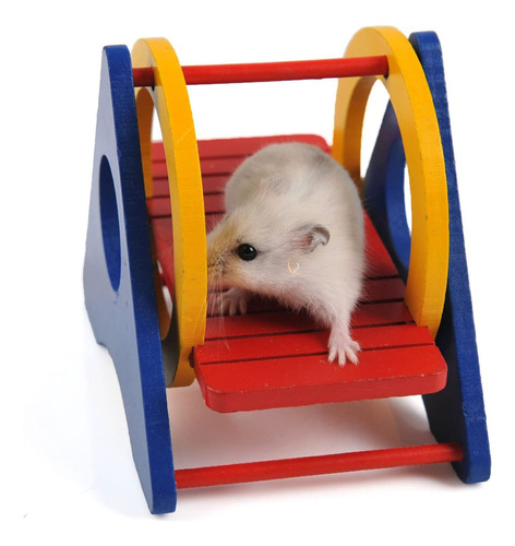 Puente Columpio Para Hamster Y Mascotas Activas.